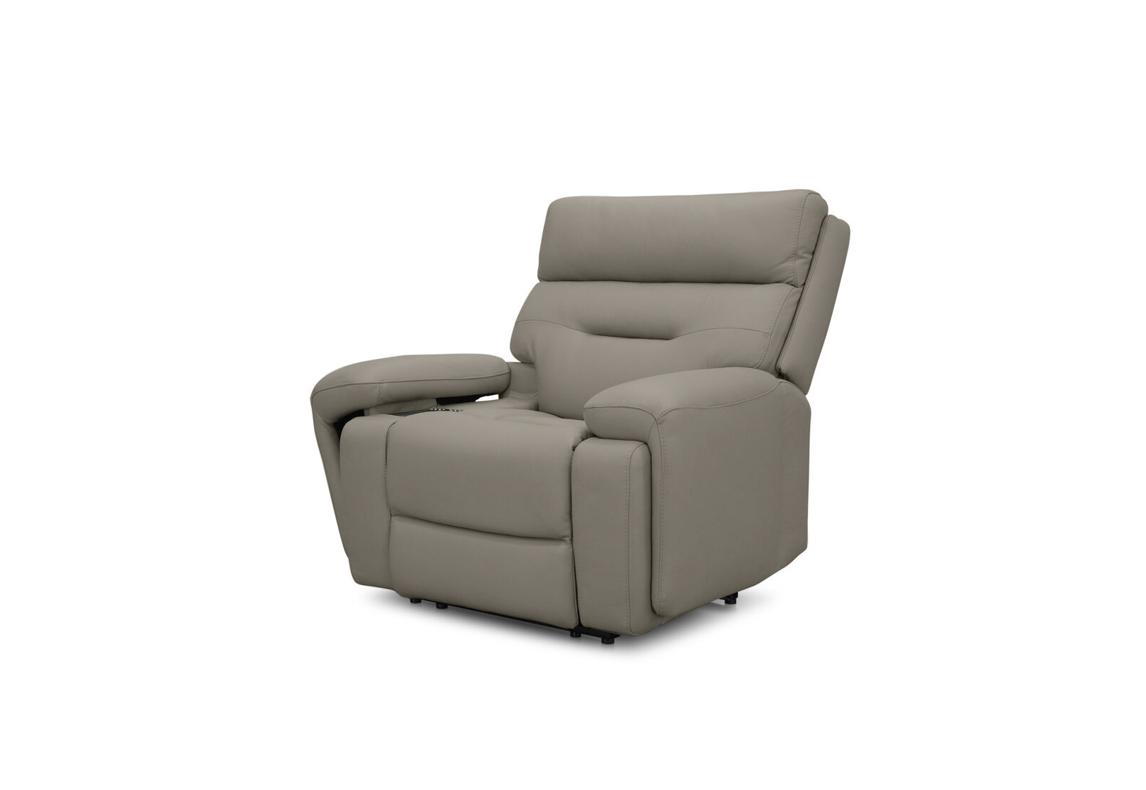 HOLLYWOOD LEATHER - Media Electric Recliner HOLLYWOOD LEATHER