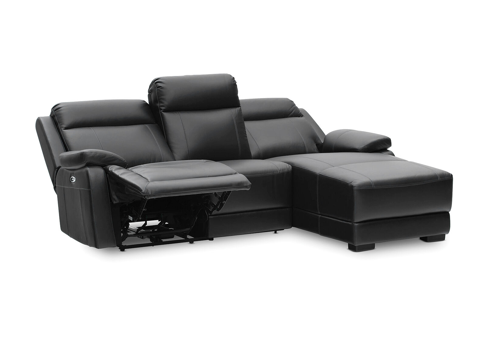 SAN MARCO - Leather 3 Seater Chaise SAN MARCO
