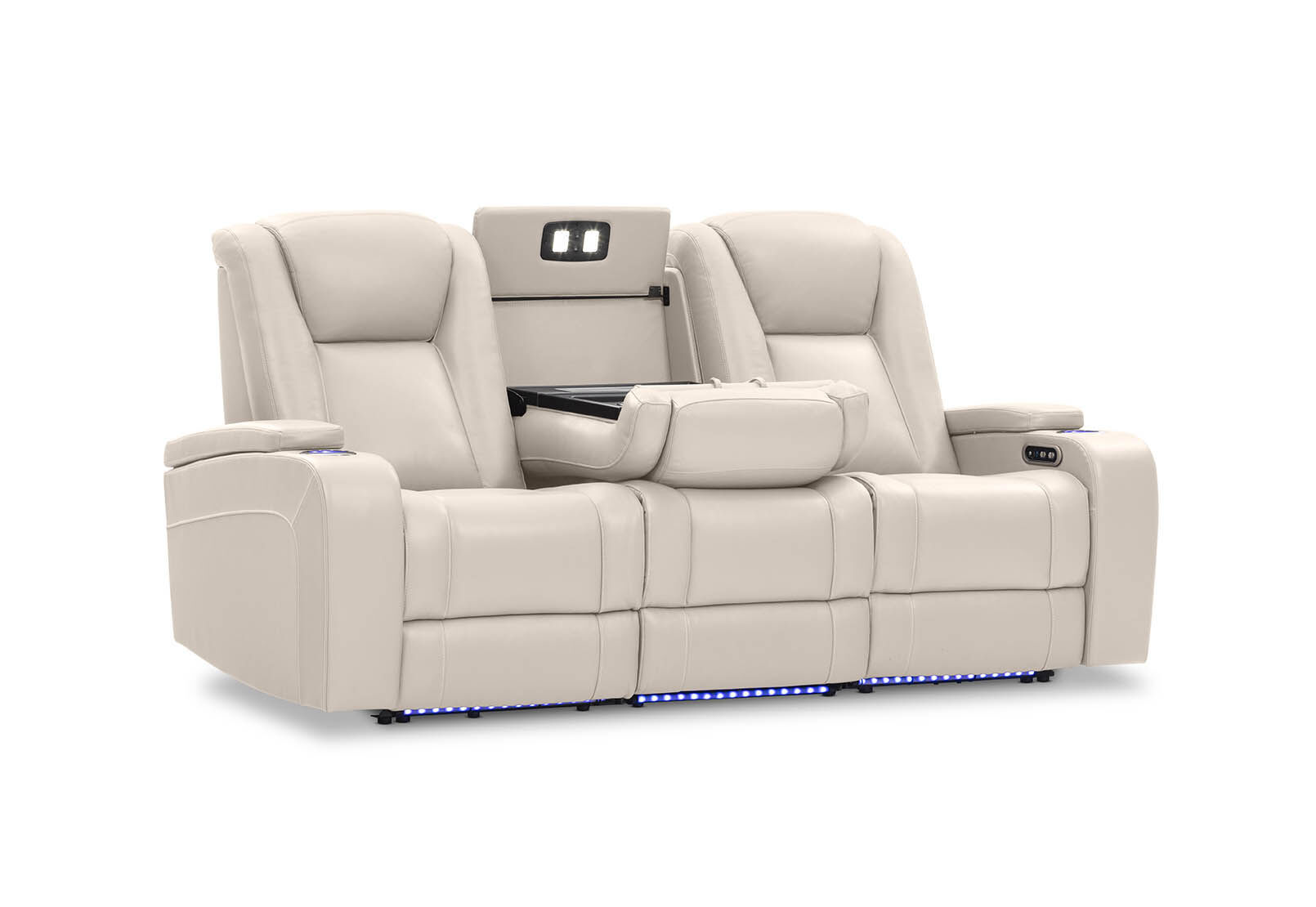 SENTINAL MK2 LEATHER - 3 Seater with 2 Electric Recliners SENTINAL MK2 LEATHER