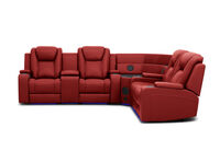 SENTINAL MK2 LEATHER - 4 Piece Corner with LHF Console SENTINAL MK2 LEATHER