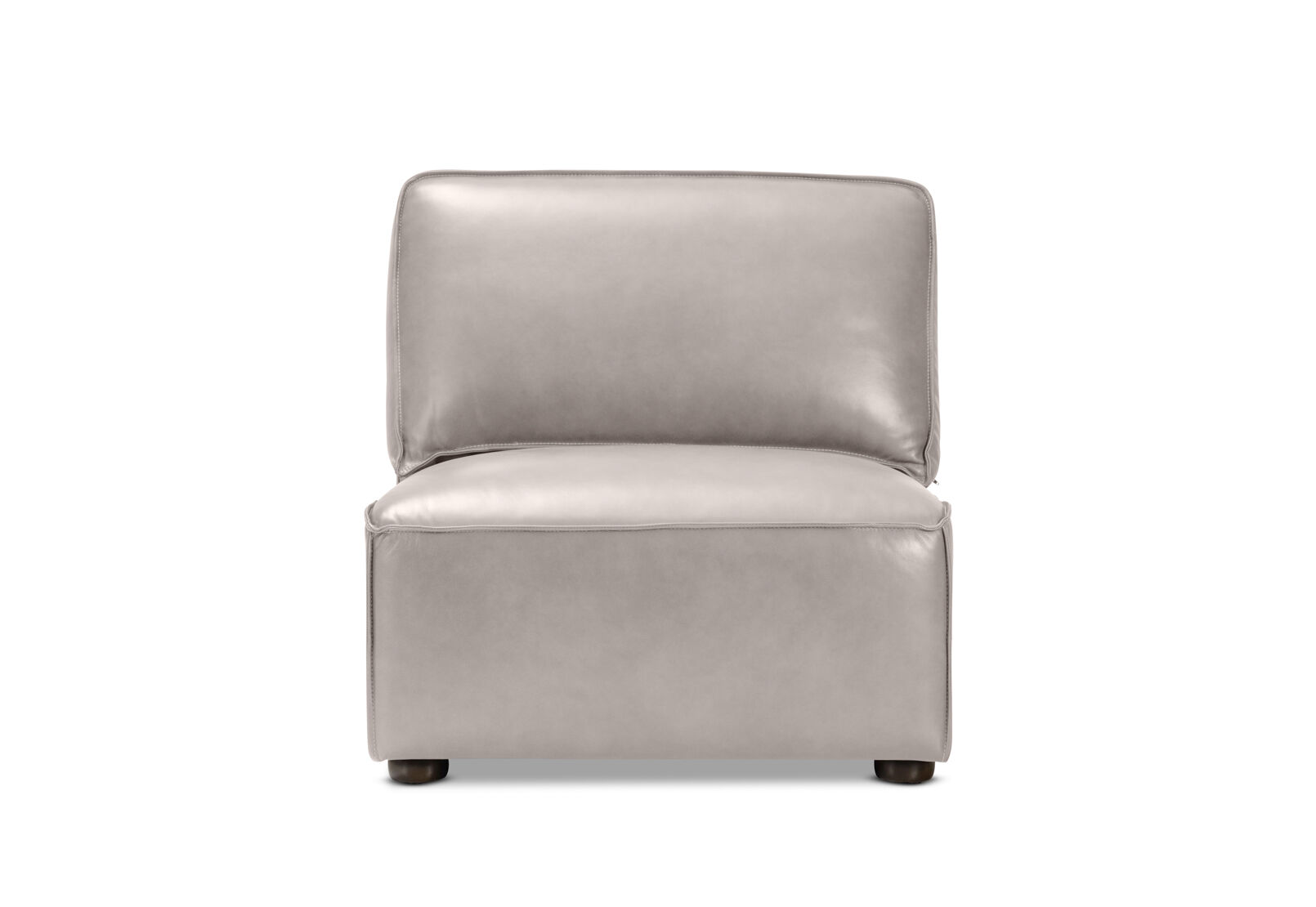 BARTELLE LEATHER - Modular Armless Chair BARTELLE LEATHER