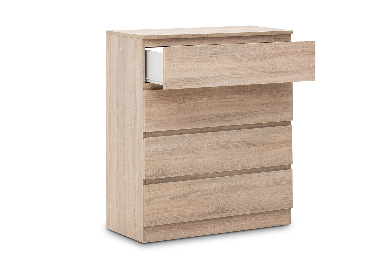 NATURAL HOWARD 4 Drawer Wide Tall Chest Amart Furniture