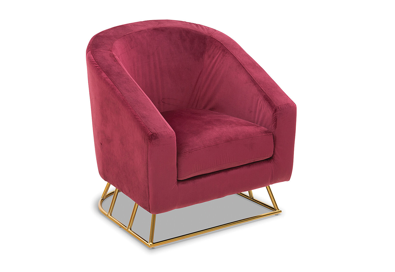 red velvet demi velvet accent chair  amart furniture