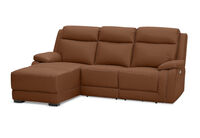SAN MARCO - Leather 3 Seater Left-Hand Facing Chaise SAN MARCO