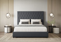 FABIAN - Grey Queen Bed FABIAN