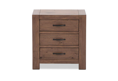 BROOKHAVEN - 3 Drawer Bedside