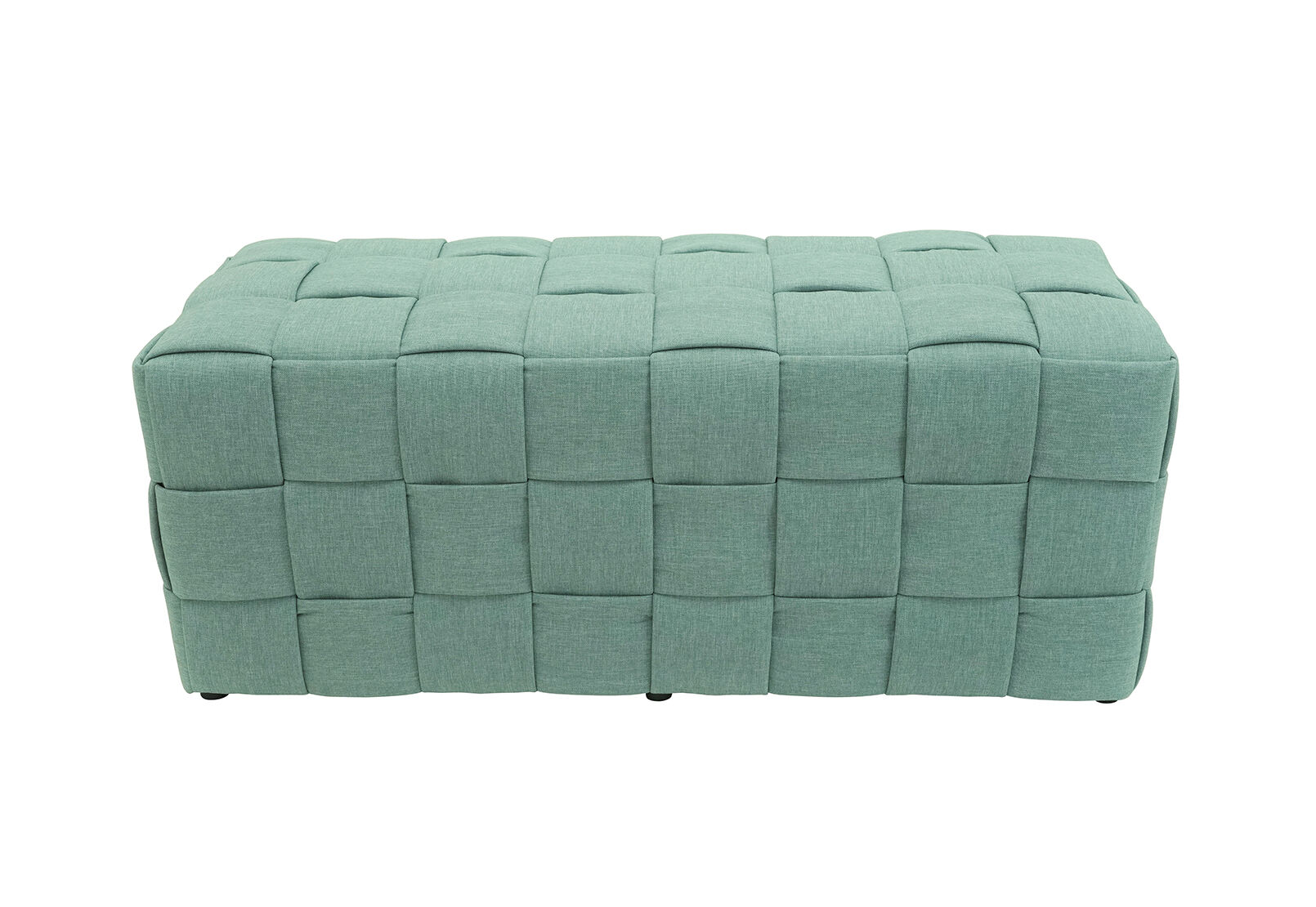 NOLAN - Light Green Ottoman Bench NOLAN