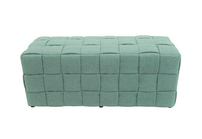 NOLAN - Light Green Ottoman Bench