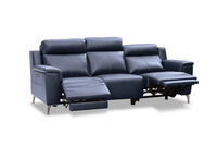 ARISTOTLE - Leather 3 Seater Sofa with 2 Inbuilt Electric Recliners ARISTOTLE