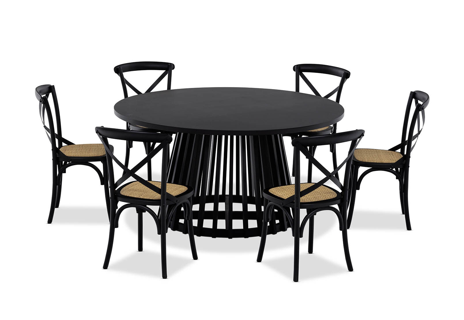 TORENTO - 7 Piece Dining Suite with Bordeaux Chairs. TORENTO