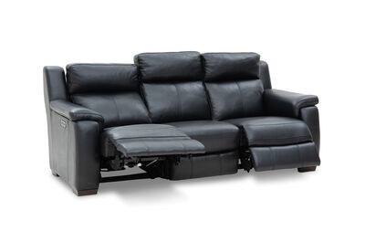 CAPELLO - Leather 3 Seater Sofa with 2 Inbuilt Electric Recliners