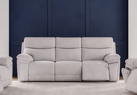 BRAVORA FABRIC - 3 Seater Sofa Electric Recliner BRAVORA FABRIC