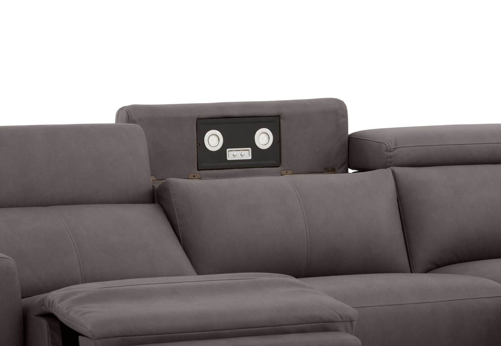 GAGE FABRIC - 3 Seater Sofa with Electric Recliner and RHF Chaise GAGE FABRIC