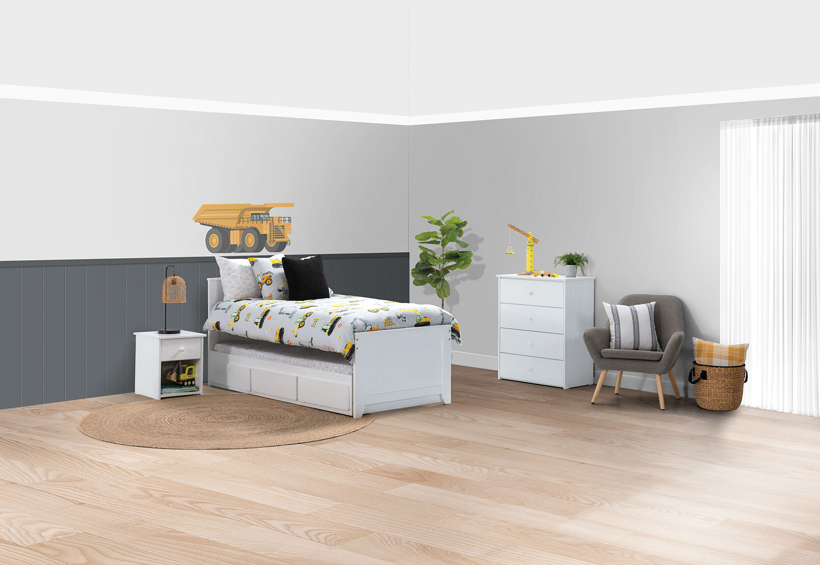 CAPTAIN JACK - Single Trundle Bed CAPTAIN JACK