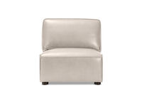 BARTELLE LEATHER - Modular Armless Chair BARTELLE LEATHER