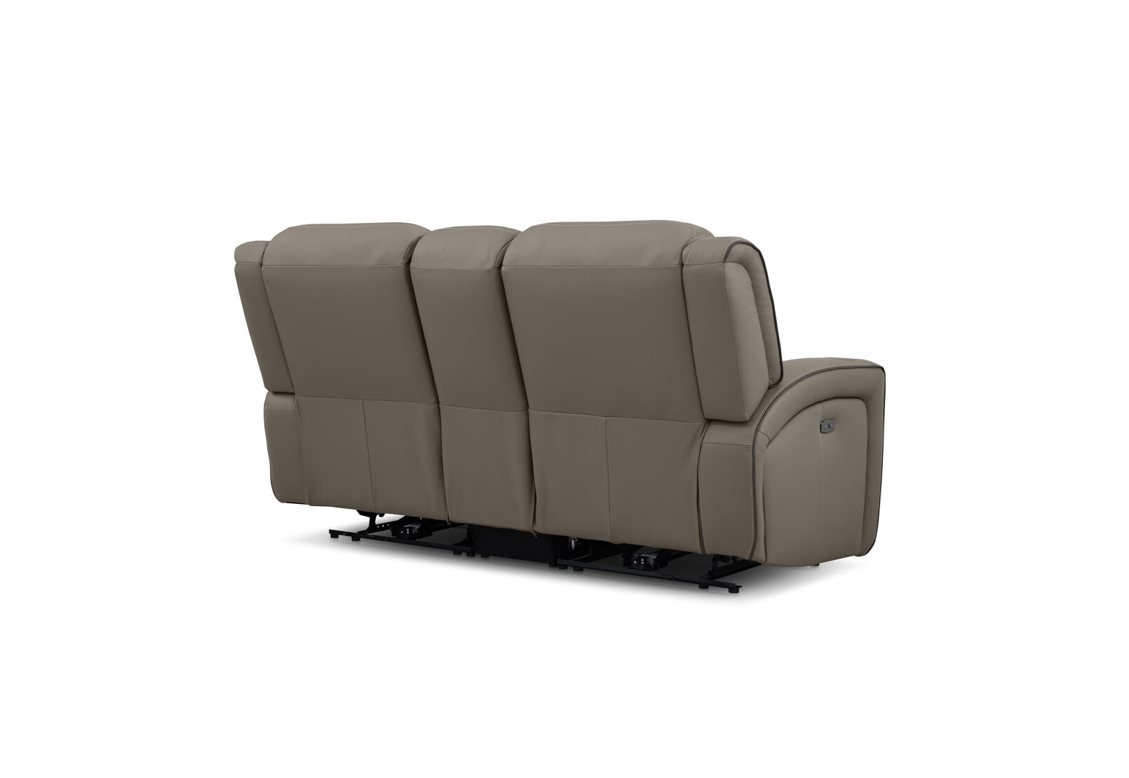 CAPALDI LEATHER - 2 Seater Sofa with 2 Inbuilt Electric Recliners and Console CAPALDI LEATHER