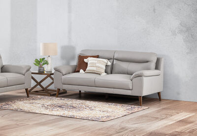 CASPIAN - Leather 3 Seat Sofa