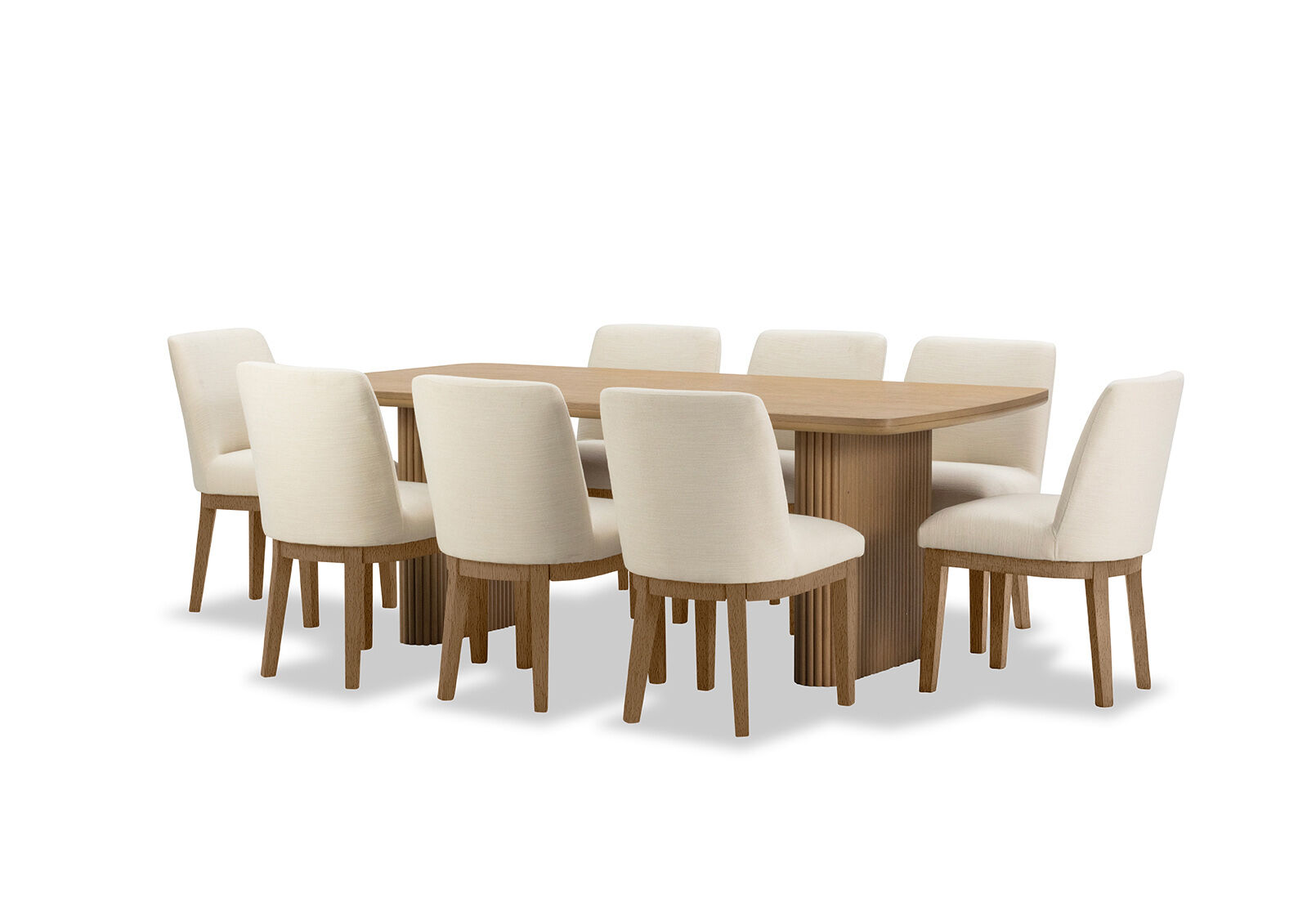 MIRAN - 9 Piece 2100 Dining Suite with Cora Chairs MIRAN