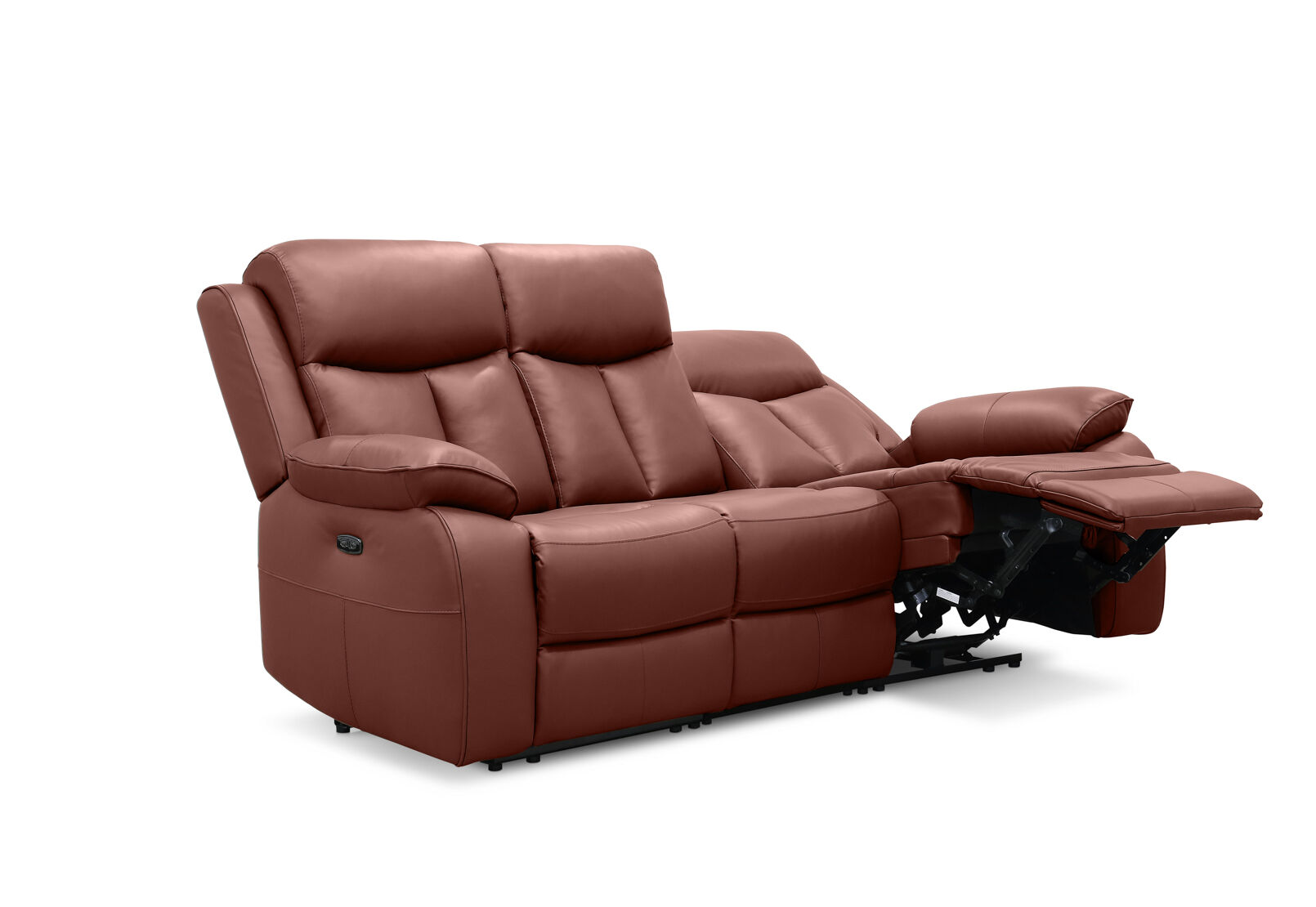 DACIA LEATHER - 3 Seater Sofa with 2 inbuilt Electric Recliners DACIA LEATHER