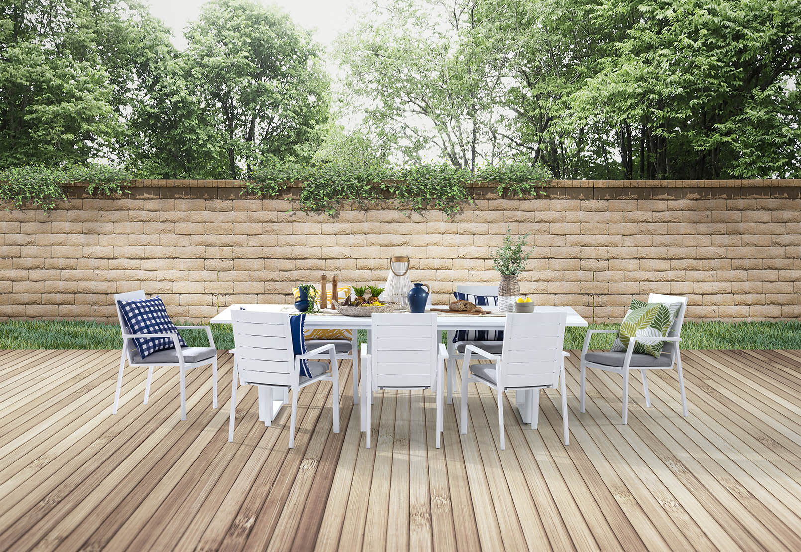 HAVENCOURT - 9 Piece Outdoor Dining Setting HAVENCOURT