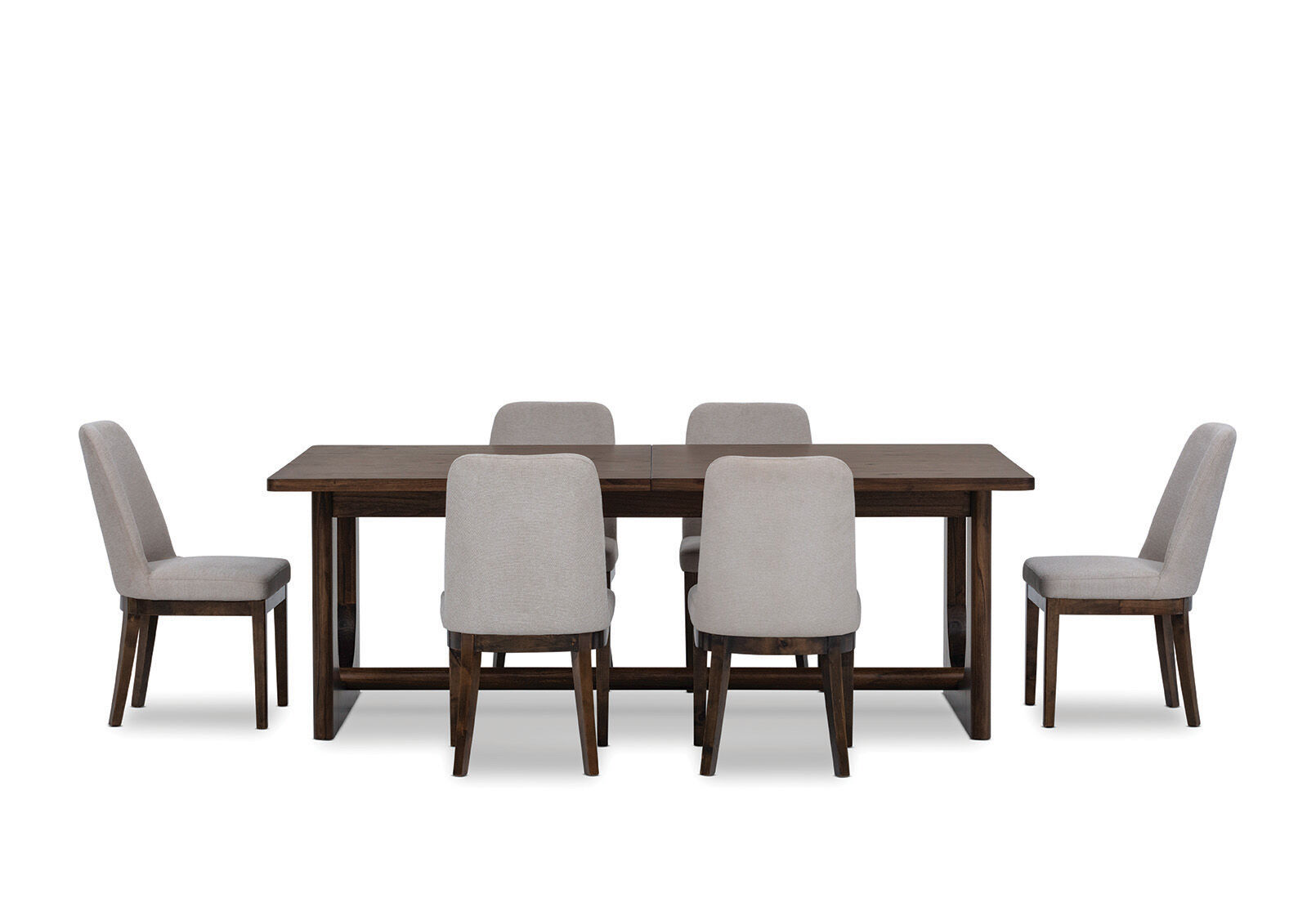 NICCOLO - 7 Piece Extension Dining Suite with Santino Dining Chairs. NICCOLO