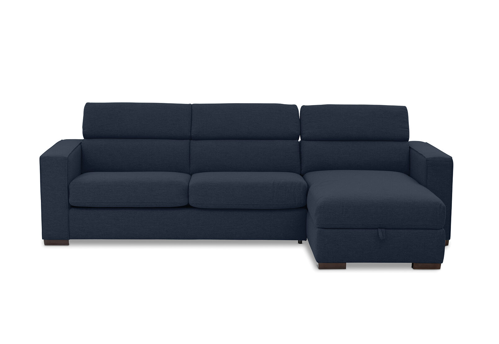 ANGUS - Fabric Right-Hand Facing 3 Seater Chaise with Sofa Bed ANGUS