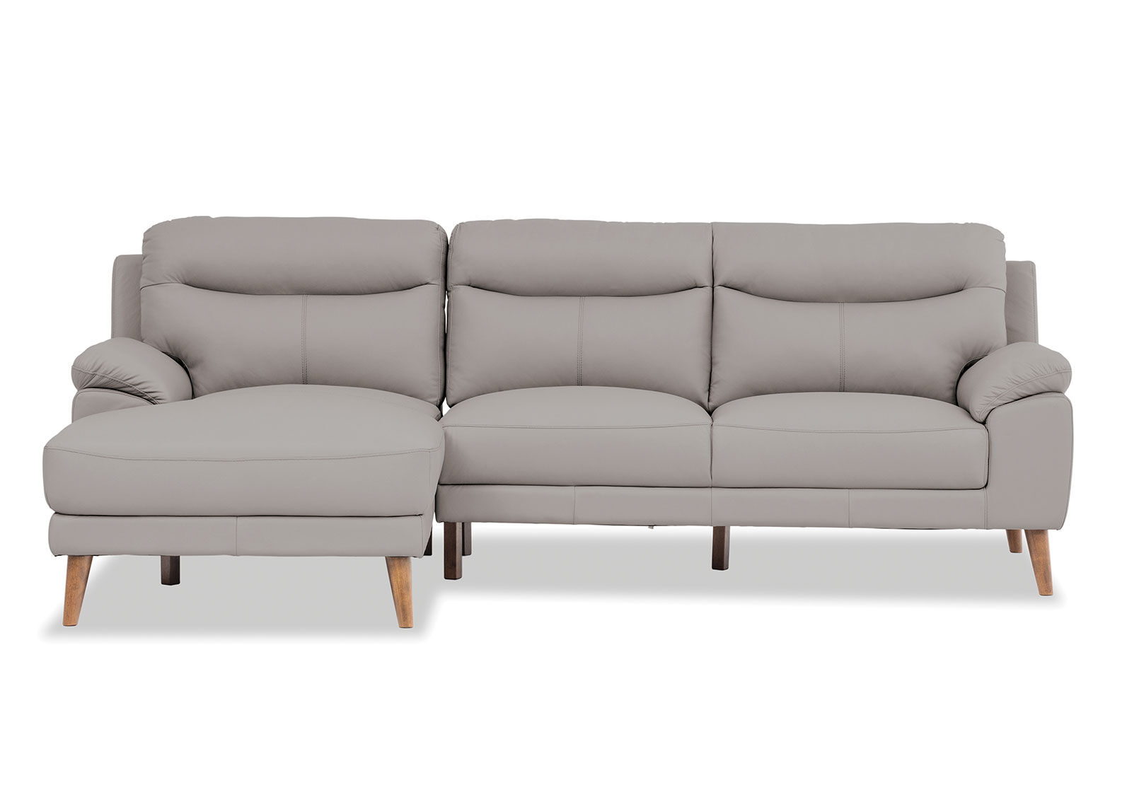 CASPIAN - Leather 3 Seat LHF Chaise CASPIAN