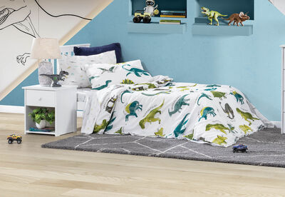 DINO ROAR - Single Quilt Cover Set