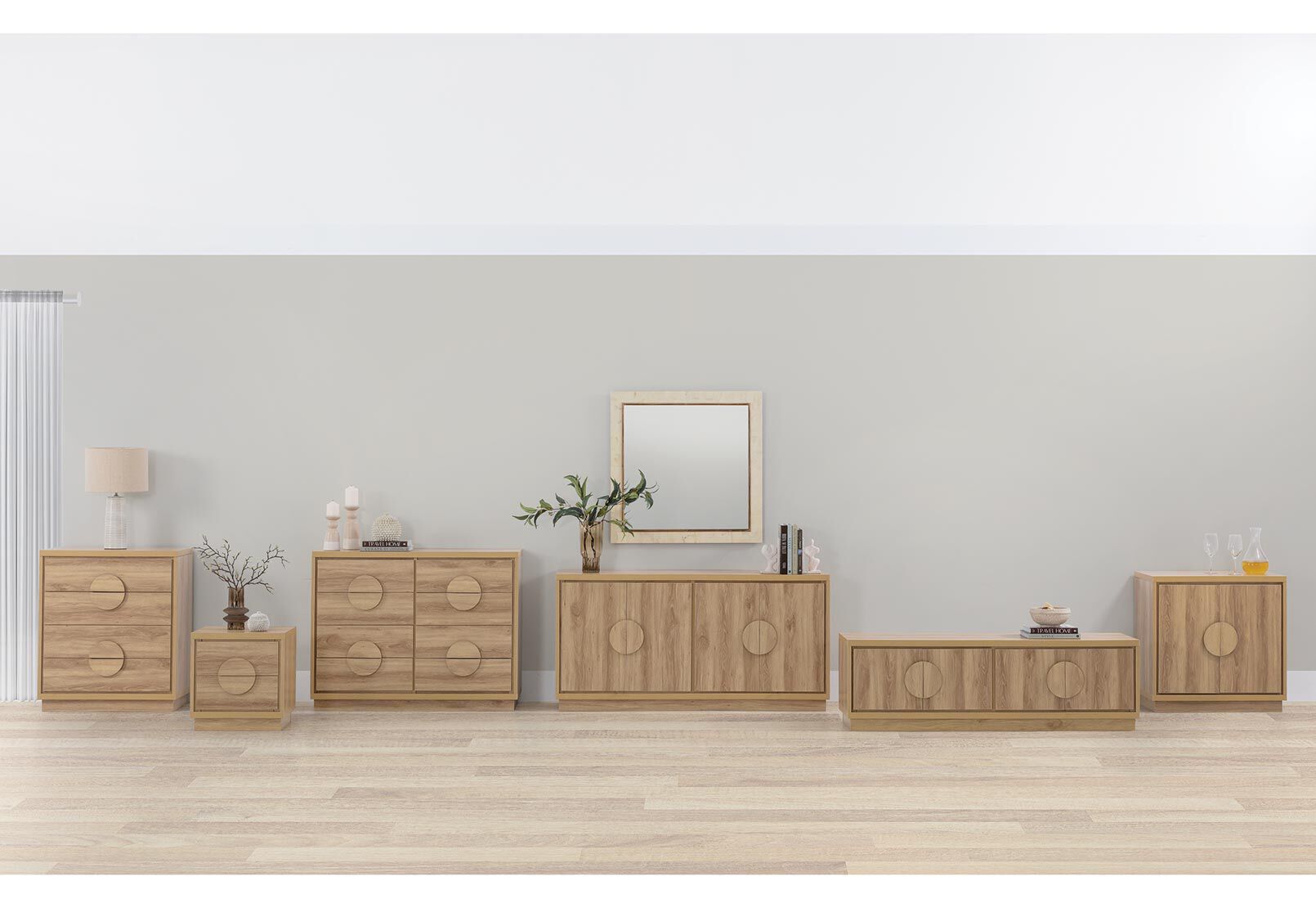 BERNAL - 8 Drawer Dresser BERNAL