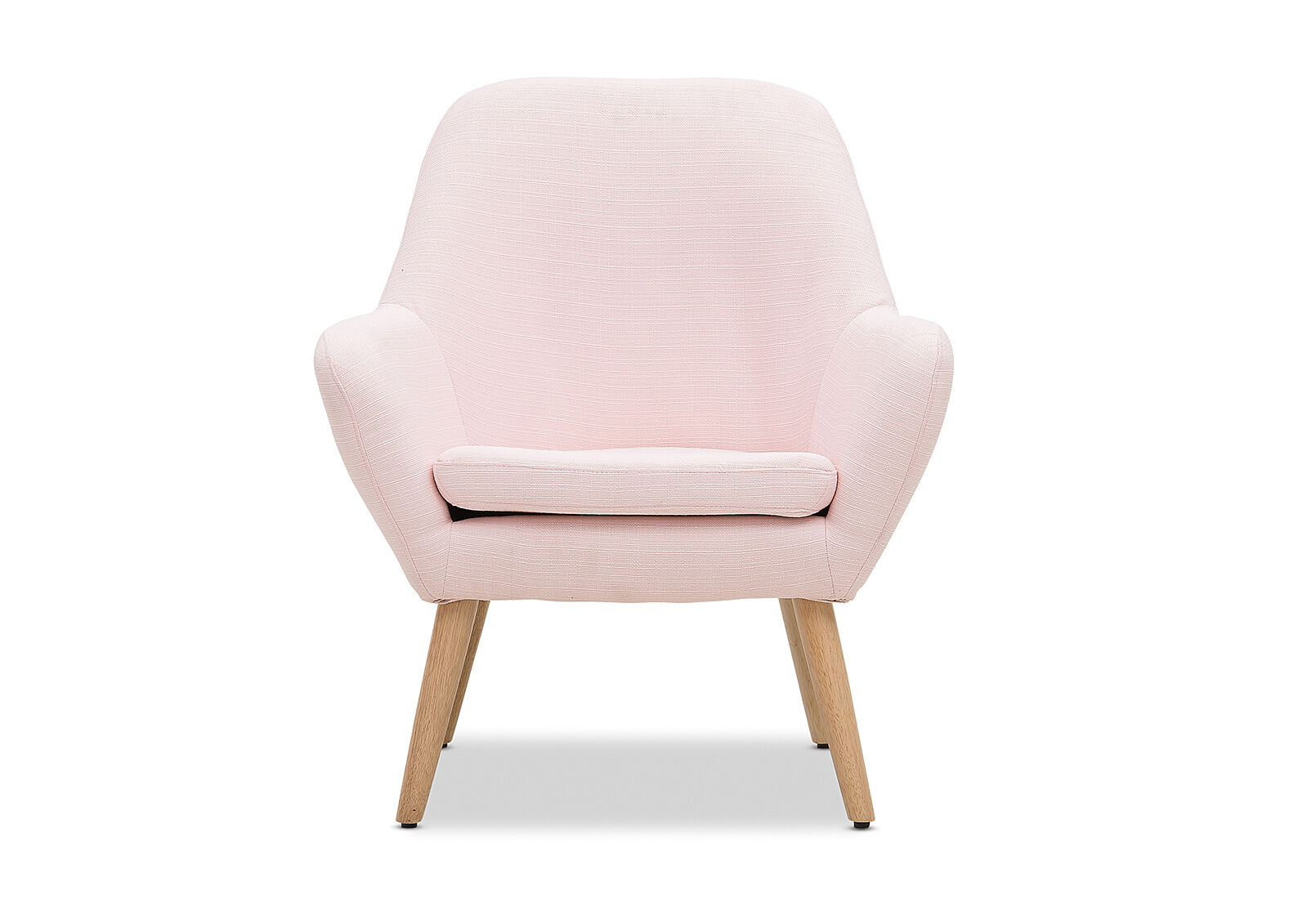 pink guyer fabric accent chair  amart furniture