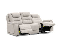 AGASSI FABRIC - 3 Seater with Dual Motor Recliner AGASSI FABRIC