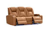 SENTINAL MK2 LEATHER - 3 Seater with 2 Electric Recliners SENTINAL MK2 LEATHER