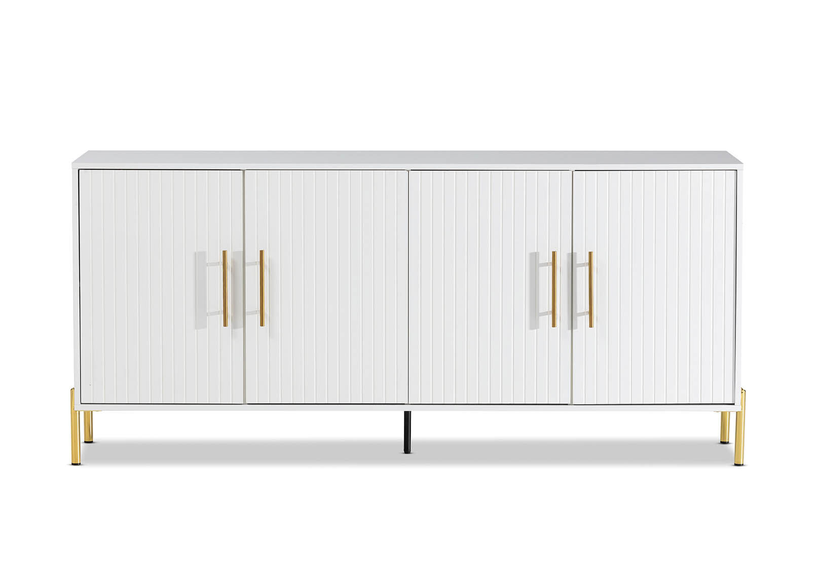 DELGADO - White 4 Door Buffet DELGADO