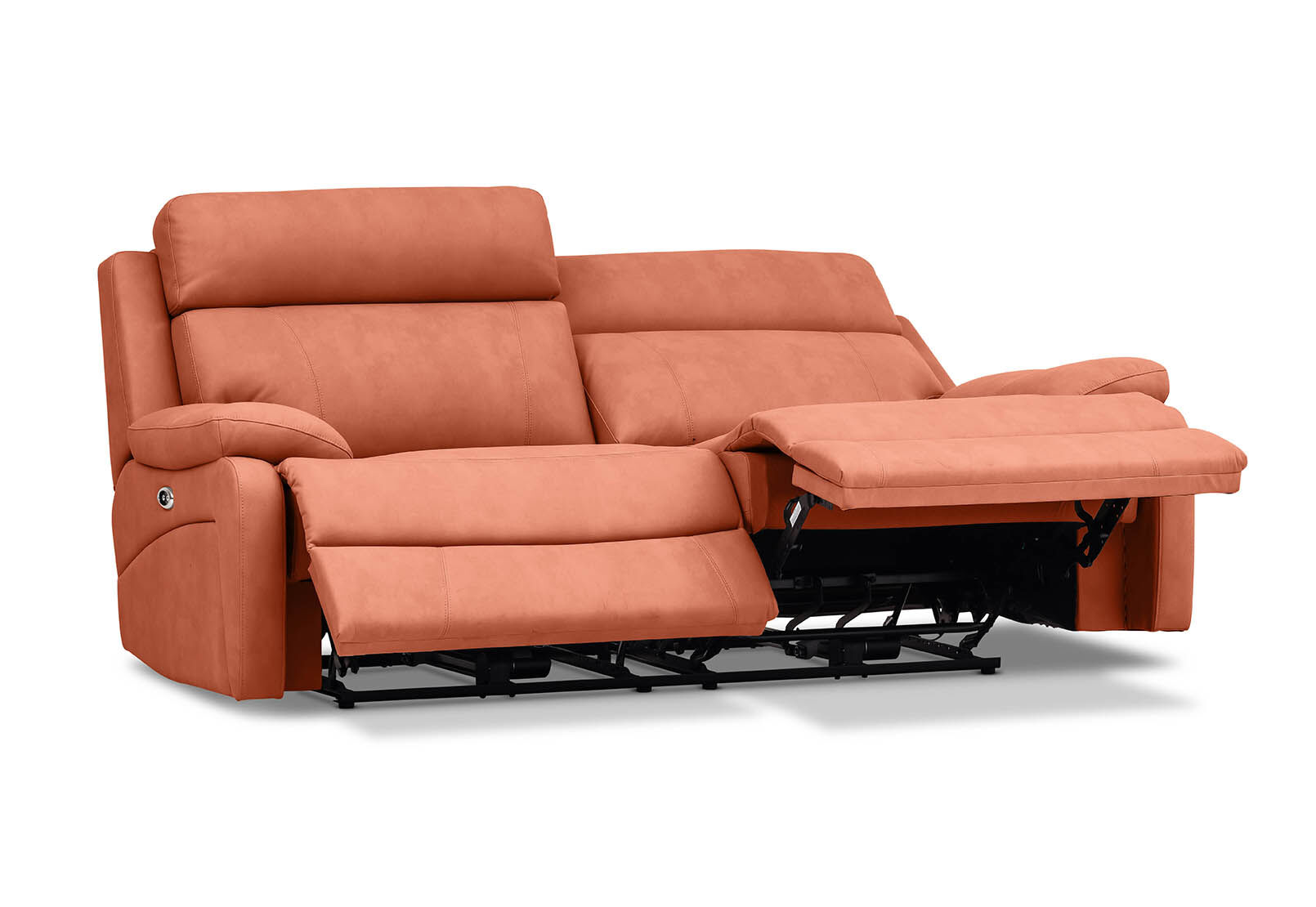 LYNCOLN - Fabric 2.5 Seat Sofa with Inbuilt Electric Recliners LYNCOLN
