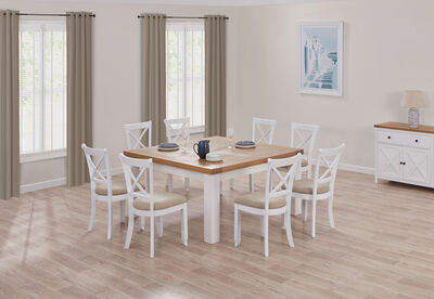 NORMANDY - 9 Piece Dining Suite with Malu Dining Chairs.