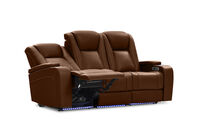 SENTINAL MK2 LEATHER - 3 Seater with 2 Electric Recliners SENTINAL MK2 LEATHER