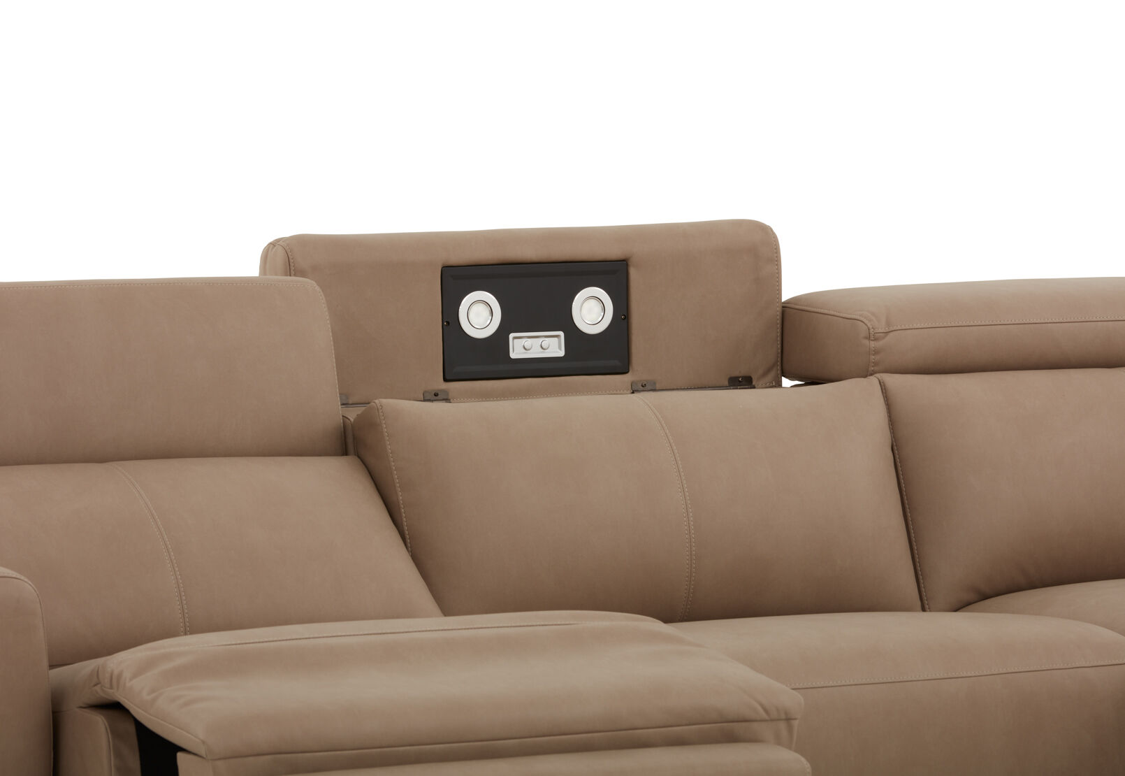 GAGE FABRIC - 3 Seater Sofa with Electric Recliner & RHF Chaise GAGE FABRIC