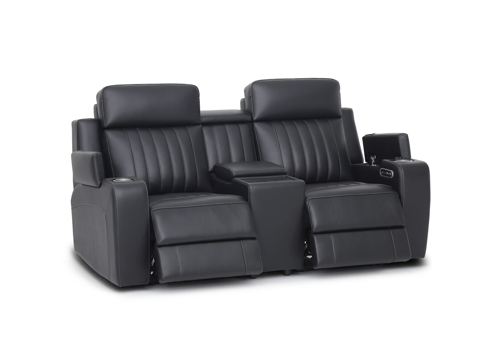 THANE LEATHER - 2 Seater with Electric Recliners THANE LEATHER