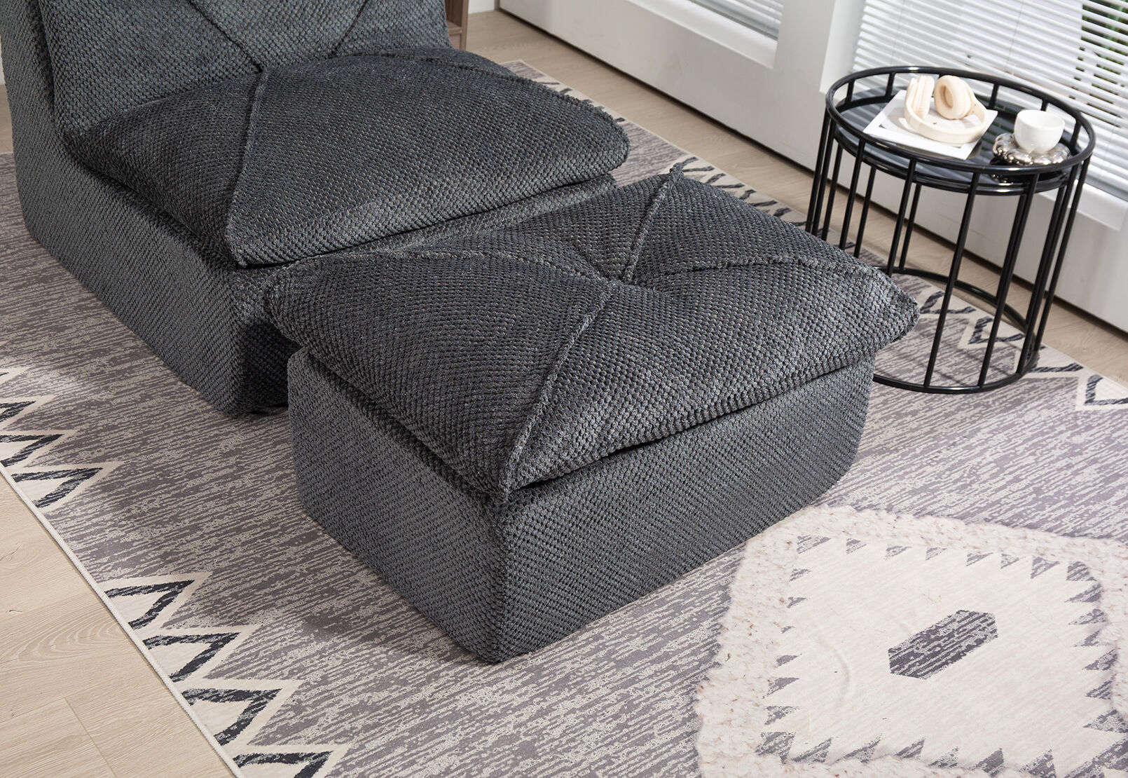 BRADLEY - Accent Chair and Ottoman BRADLEY