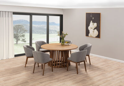 TORENTO - 7 Piece Suite with Westley Dining Chairs.
