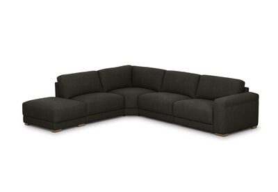 LEONE FABRIC - 5 Piece Terminal Corner Lounge