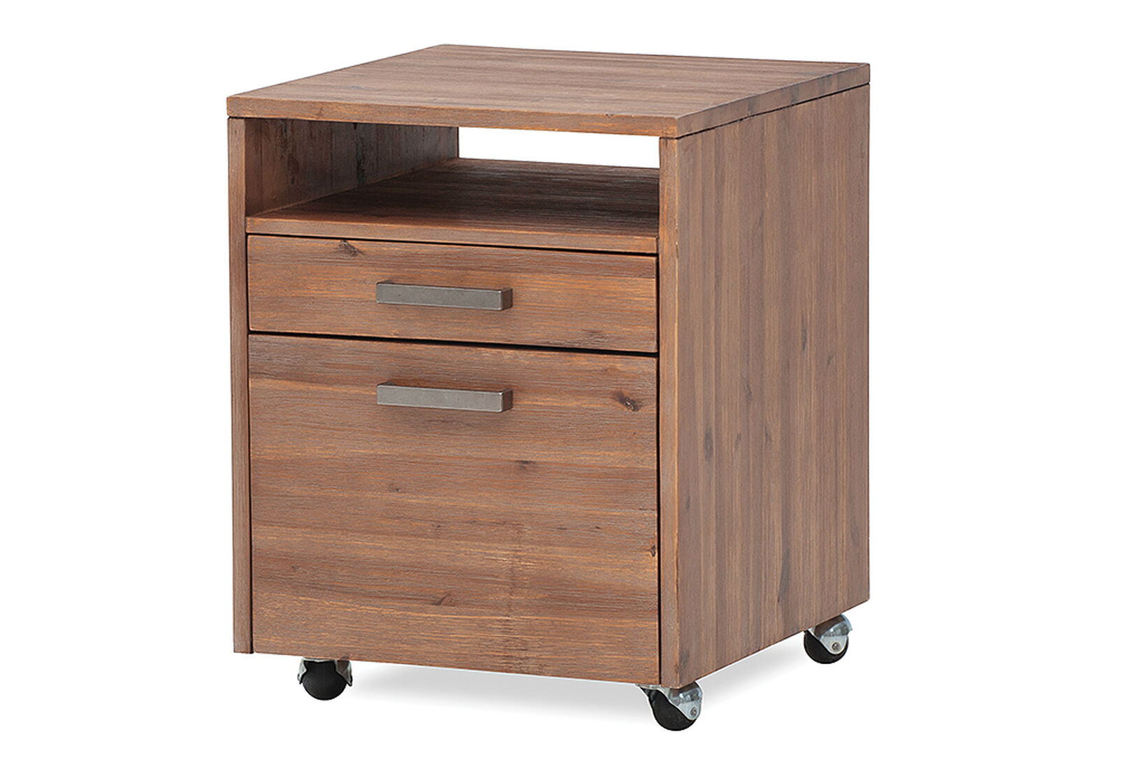 Pewter Silverwood 2 Drawer Filing Cabinet Amart Furniture