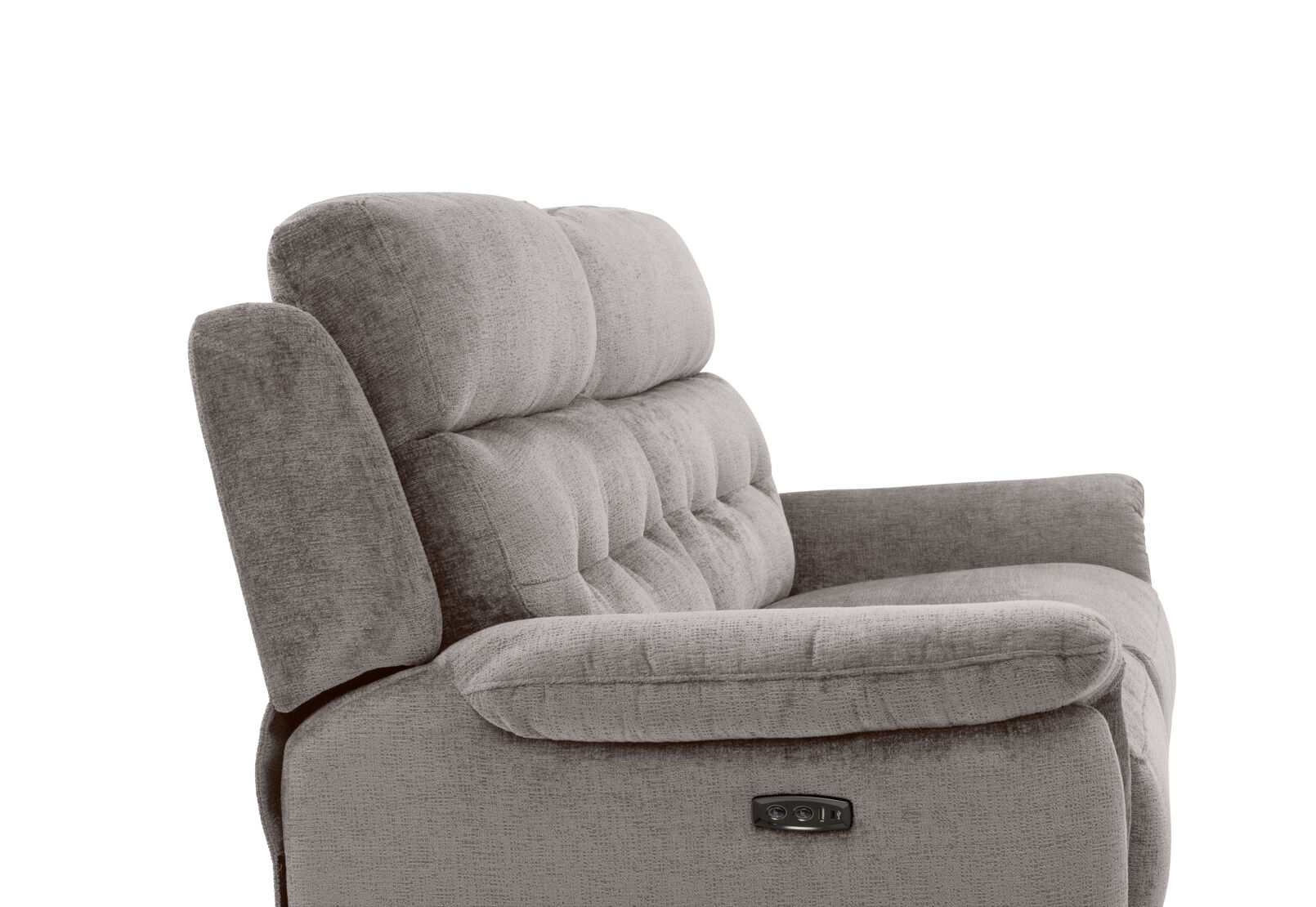 OBERTO FABRIC - 2 Seater with Electric Recliners OBERTO FABRIC
