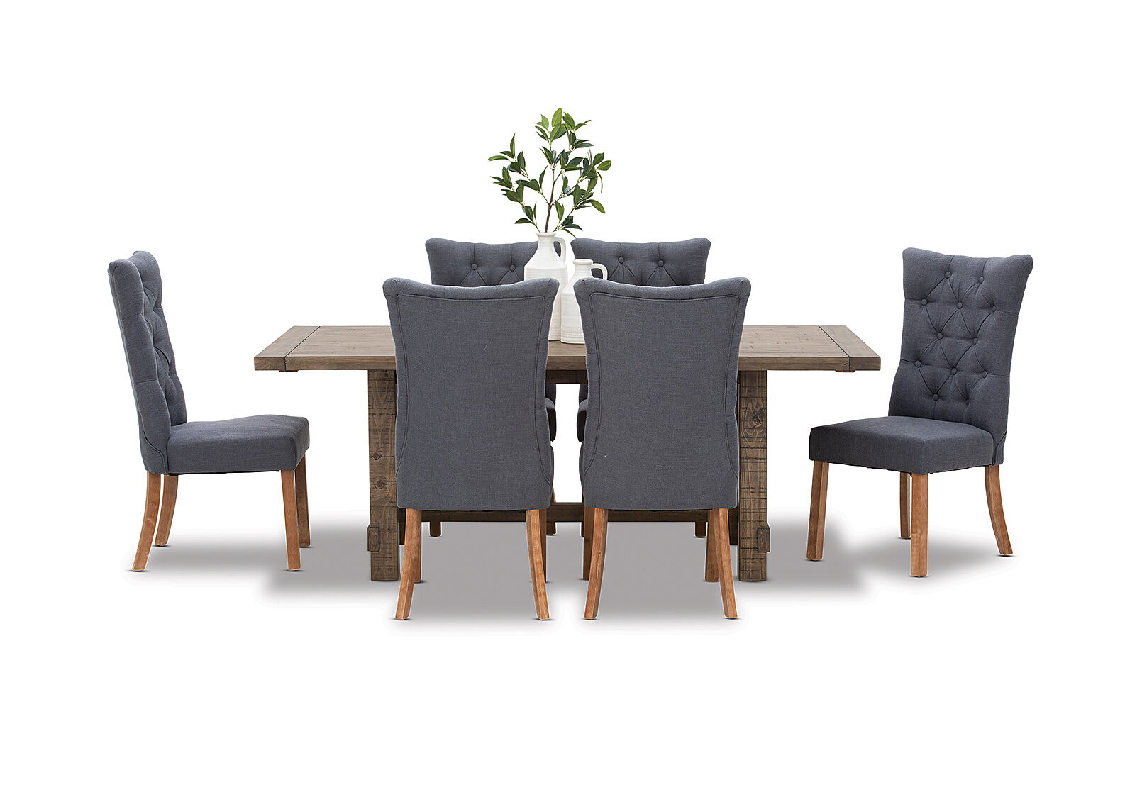 Winslow 7 Piece Dining Suite With Nottingham Dining Chairs Amart