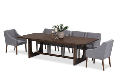 NICCOLO - 11 Piece Extension Dining Suite with Volante Dining Chairs