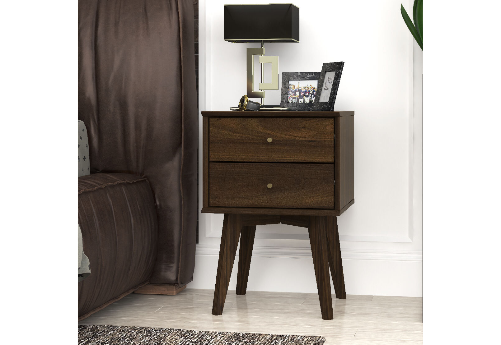 FIELDS - 2 Drawer Bedside Table FIELDS