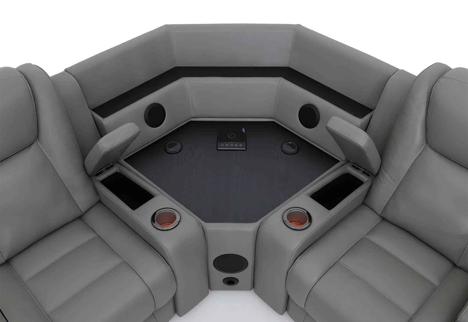 SENTINAL MK2 LEATHER - 4 Piece Corner with RHF Console SENTINAL MK2 LEATHER