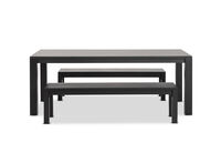 LA PALOMA - 3 Piece Outdoor Dining Table With Naviti Bench Setting LA PALOMA