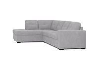 DIAMOND FABRIC - Corner LHF Chaise with Sofa Bed DIAMOND FABRIC
