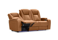 SENTINAL MK2 LEATHER - 3 Seater with 2 Electric Recliners SENTINAL MK2 LEATHER